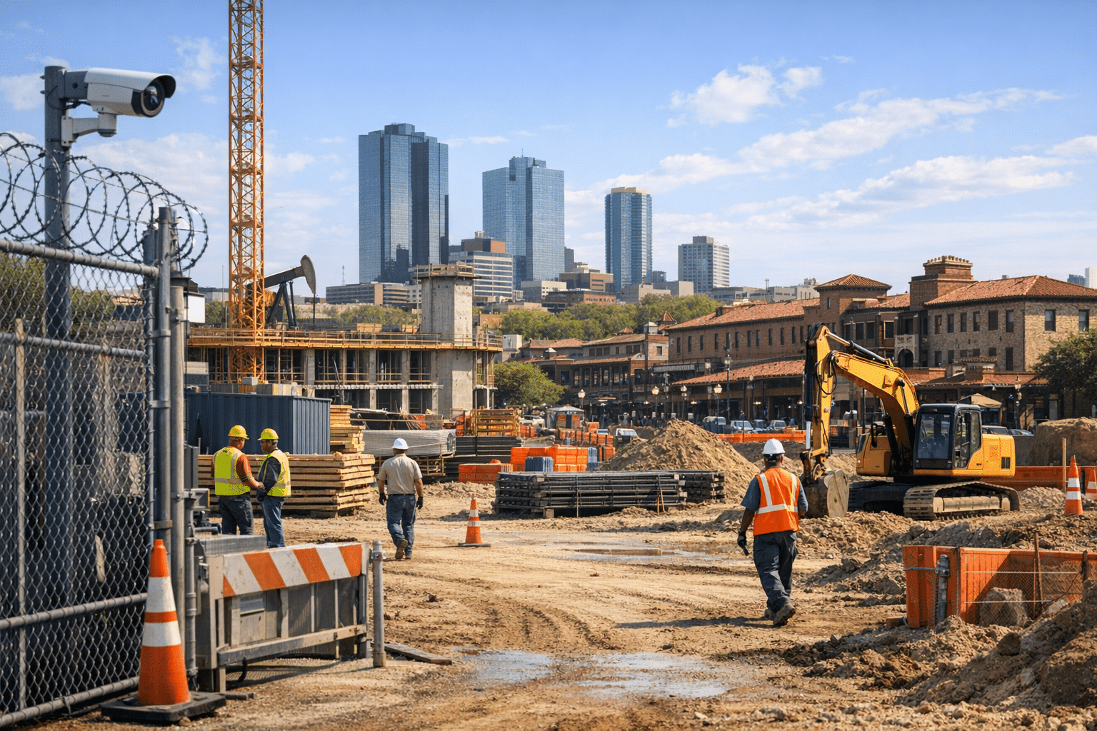 Spring Security Checklist for Fort Worth Construction Sites
